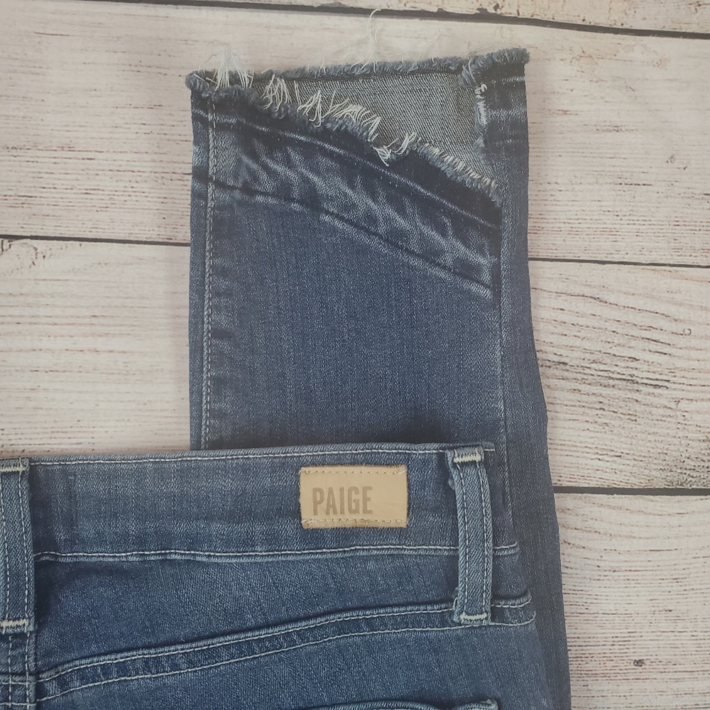Paige | asymmetrical cuff skinny jeans - Picture 3 of 6